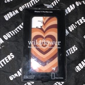 Wildflower case barley used for iPhone 11 Pro Max